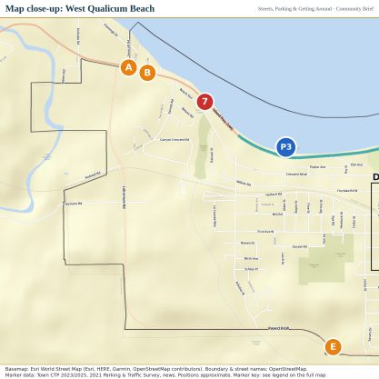 Map close-up: West